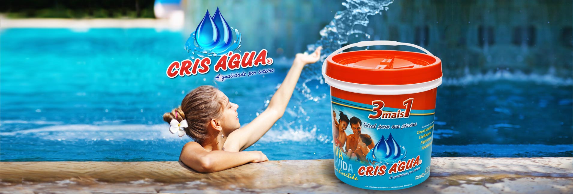 Cris Água - Produtos para Tratamento de Piscinas e Limpeza Pesada